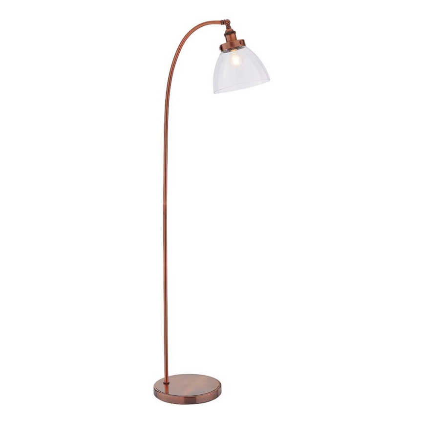 Endon 77862 - Gulvlampe HANSEN 1xE27/40W/230V kobber