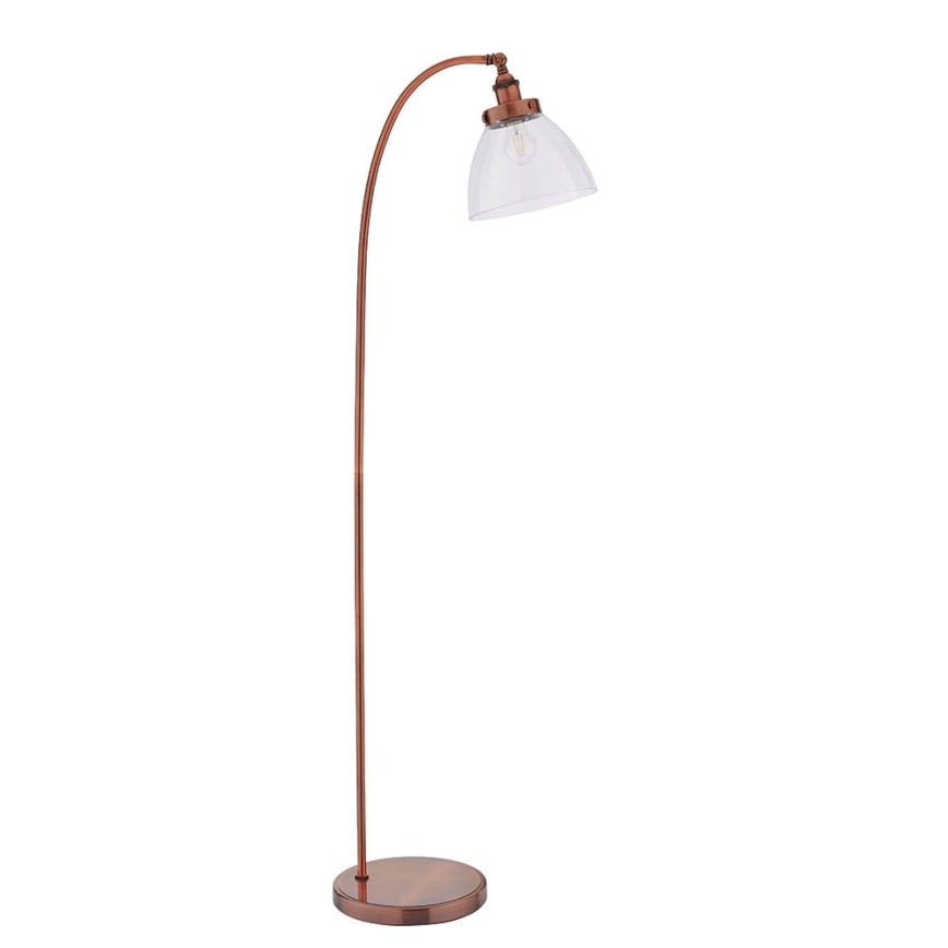 Endon 77862 - Gulvlampe HANSEN 1xE27/40W/230V kobber