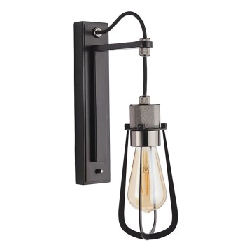 Endon 80950 - Væglampe URBAN 1xE27/6W/230V sort