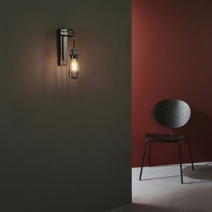 Endon 80950 - Væglampe URBAN 1xE27/6W/230V sort