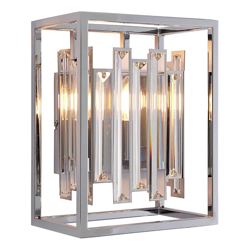 Endon 81932 - Væglampe ACADIA 1xE14/40W/230V poleret krom