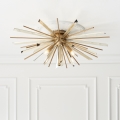 Endon 81937 - Loftlampe 4xE14/40W/230V Ø 80 cm guld