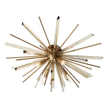 Endon 81937 - Loftlampe 4xE14/40W/230V Ø 80 cm guld