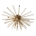 Endon 81937 - Loftlampe 4xE14/40W/230V Ø 80 cm guld
