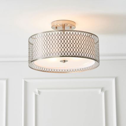 Endon 81966 - Loftlampe CORDERO 3xE27/10W/230V mat krom