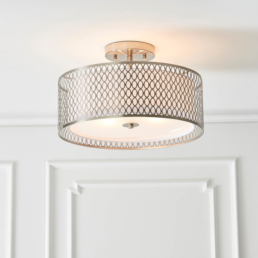 Endon 81966 - Loftlampe CORDERO 3xE27/10W/230V mat krom