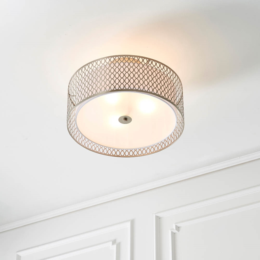 Endon 81966 - Loftlampe CORDERO 3xE27/10W/230V mat krom