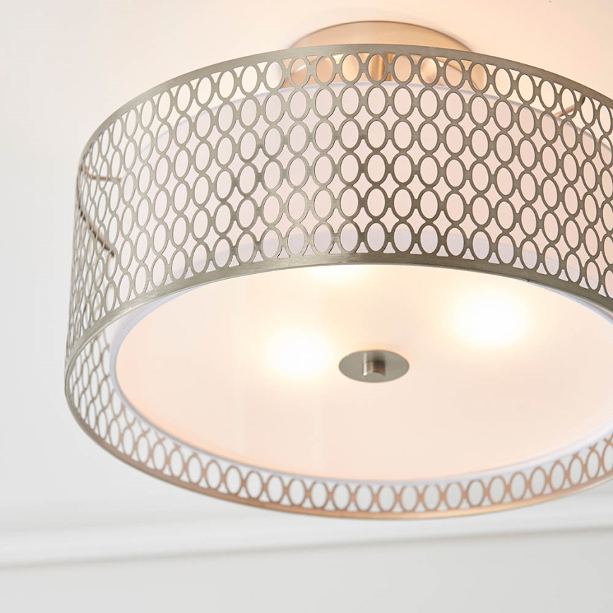 Endon 81966 - Loftlampe CORDERO 3xE27/10W/230V mat krom