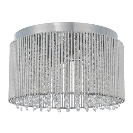 Endon 81980 - Loftlampe i krystal GALINA 10xG9/25W/230V mat krom