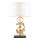 Endon 82071 - Bordlampe 1xE27/10W/230V hvid/messing/sort