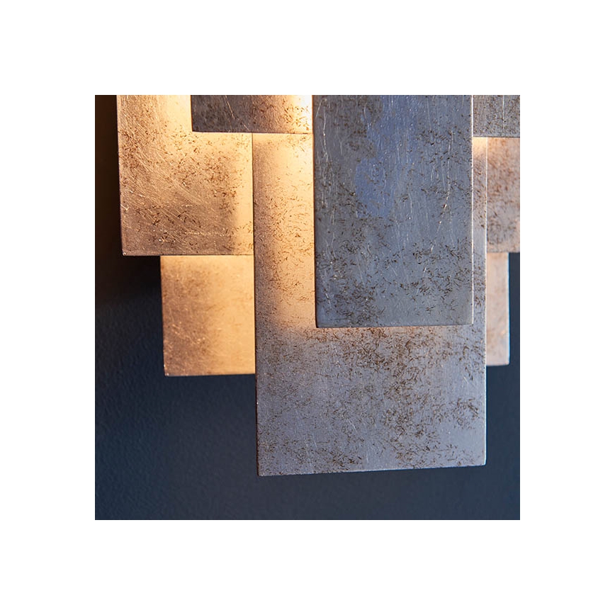 Endon 90451 - Væglampe ALZARE 2x G9/3W/230V hvid patina