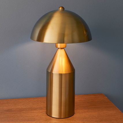 Endon 90522 - Bordlampe NOVA 1xE27/60W/230V messing