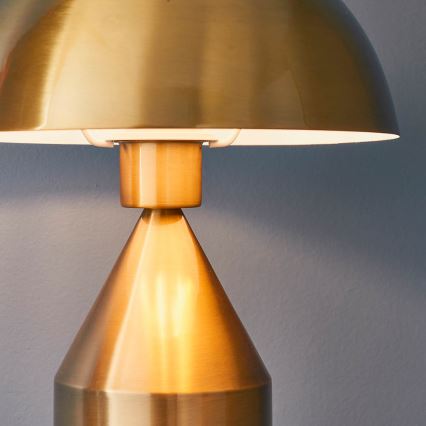 Endon 90522 - Bordlampe NOVA 1xE27/60W/230V messing