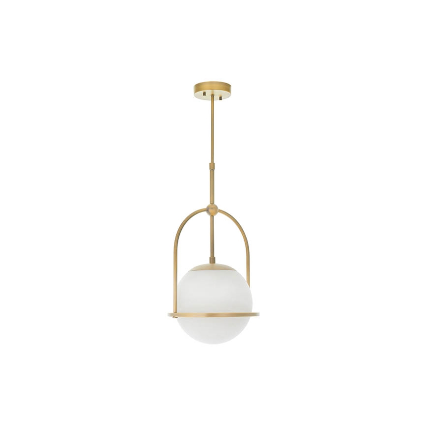 Endon 90844 - Loftlampe på stang ONTARIO 1xE27/10W/230V messing