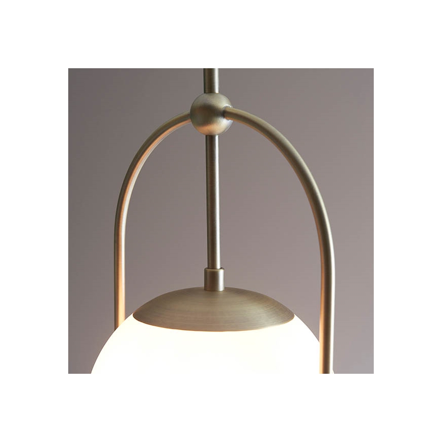 Endon 90844 - Loftlampe på stang ONTARIO 1xE27/10W/230V messing