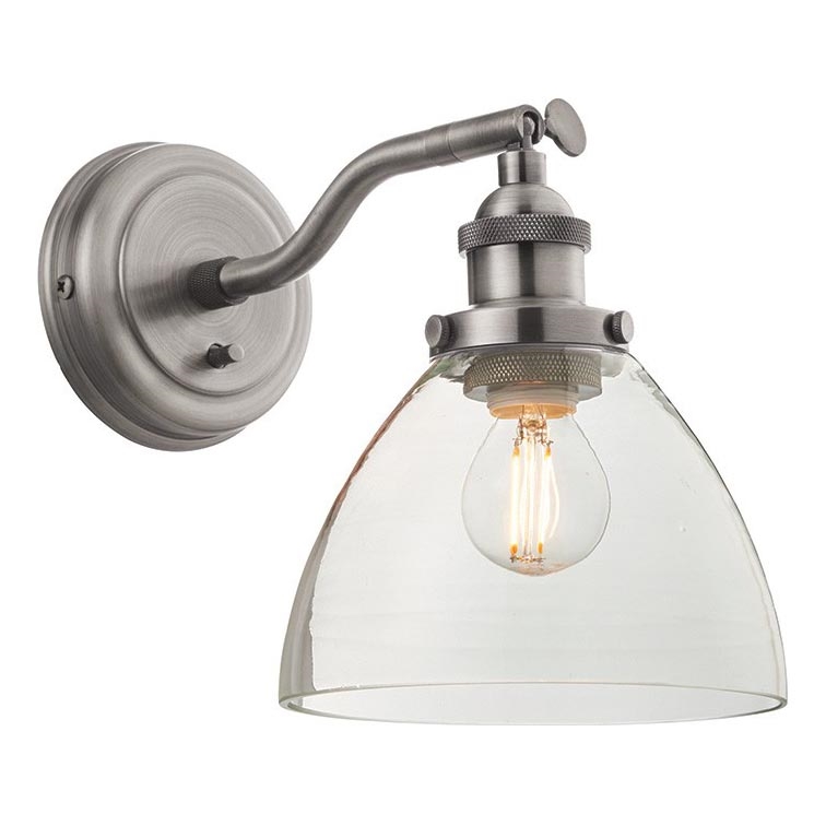 Endon 91739 - Væghængt spotlampe HANSEN 1xE14/40W/230V mat krom