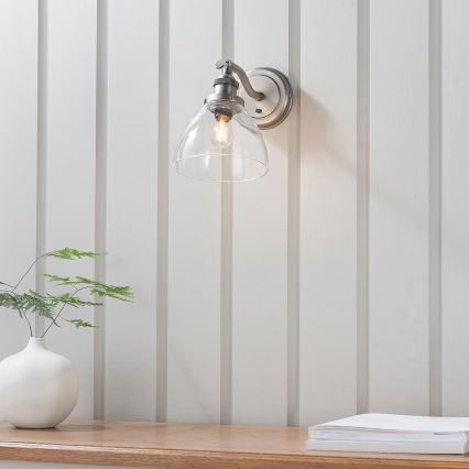 Endon 91739 - Væghængt spotlampe HANSEN 1xE14/40W/230V mat krom
