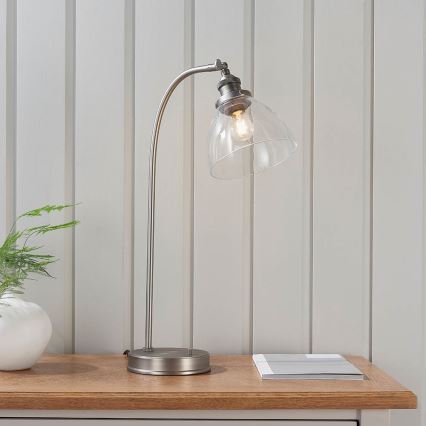 Endon 91740 - Bordlampe HANSEN 1xE14/40W/230V mat krom