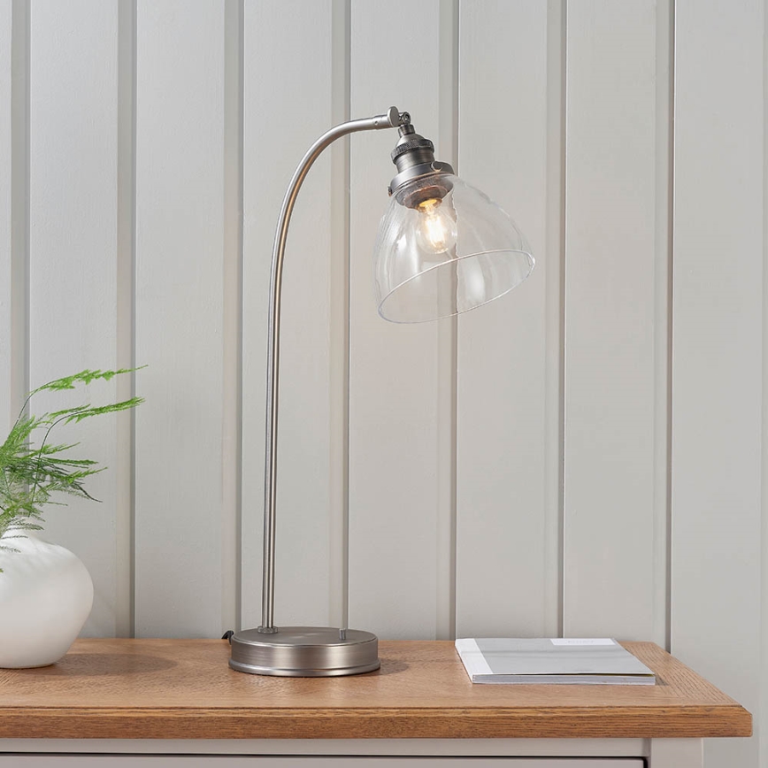 Endon 91740 - Bordlampe HANSEN 1xE14/40W/230V mat krom