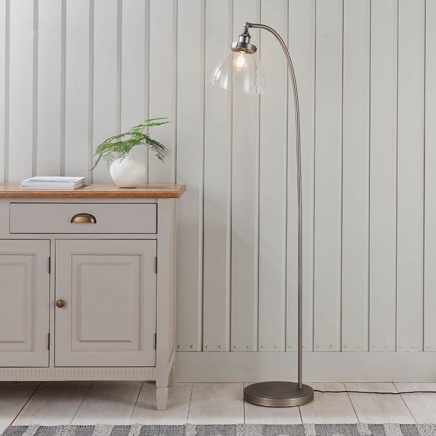 Endon 91741 - Gulvlampe HANSEN 1xE27/40W/230V mat krom
