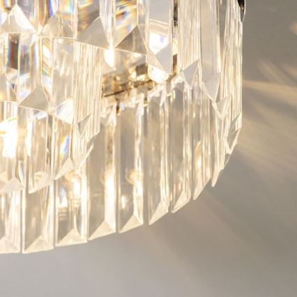 Endon 91811 - Loftlampe til badeværelset SHIMMER 5xG9/18W/230V IP44 i blank krom