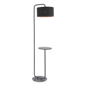 Endon 92301 - Gulvlampe LANDIS 1xE27/10W/230V, sort