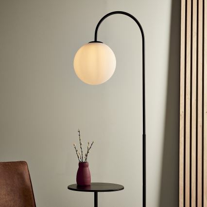 Endon 92424 - Gulvlampe HALO 1xE14/7W/230V, sort