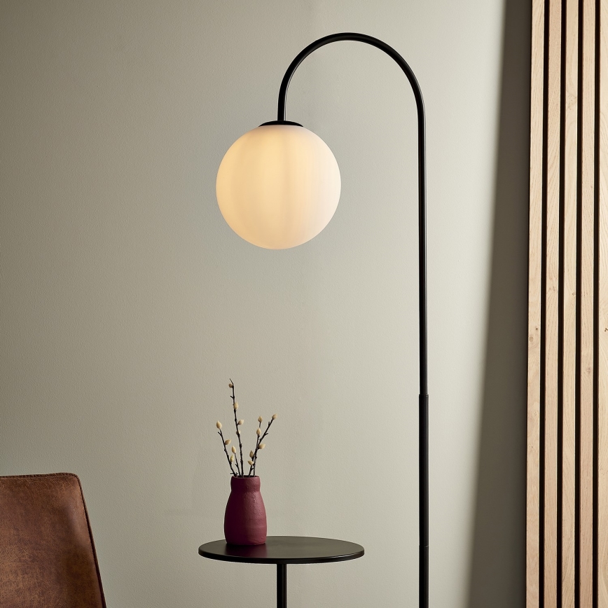 Endon 92424 - Gulvlampe HALO 1xE14/7W/230V, sort