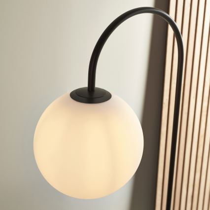 Endon 92424 - Gulvlampe HALO 1xE14/7W/230V, sort