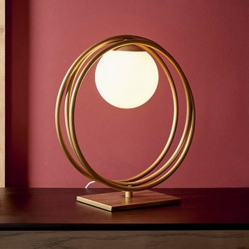 Endon 92491 - Bordlampe EMILIO 1xG9/3W/230V guld/hvid