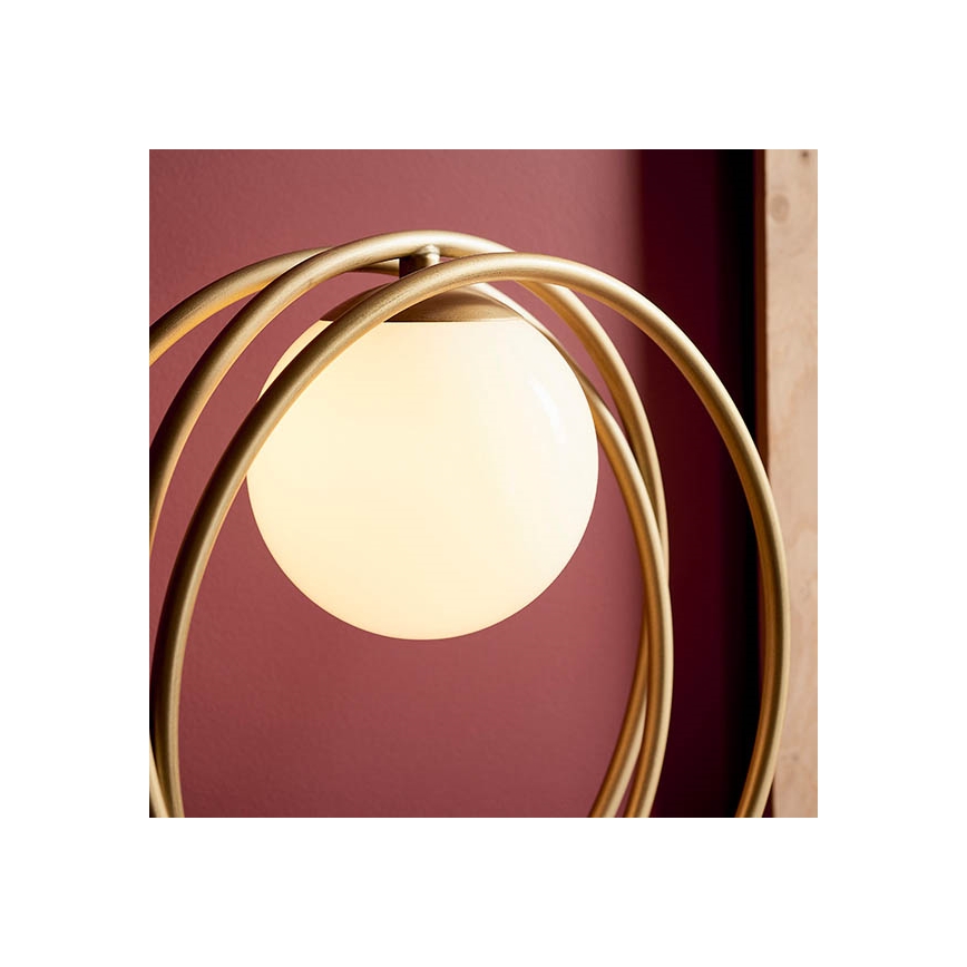 Endon 92491 - Bordlampe EMILIO 1xG9/3W/230V guld/hvid