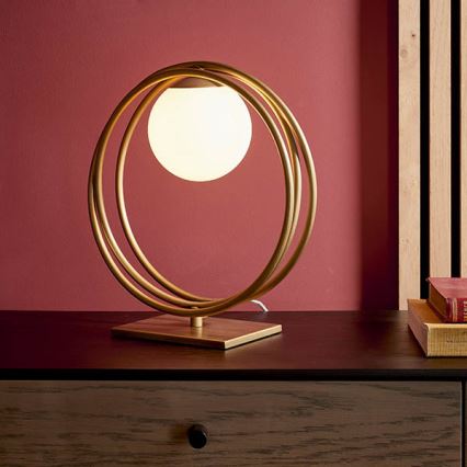 Endon 92491 - Bordlampe EMILIO 1xG9/3W/230V guld