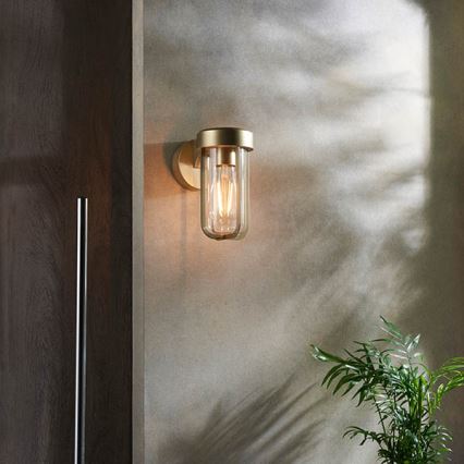 Endon 92855 - Væglampe til badeværelse 1xE27/6W/230V IP44 messing