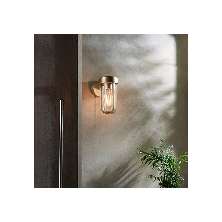 Endon 92855 - Væglampe til badeværelse 1xE27/6W/230V IP44 messing