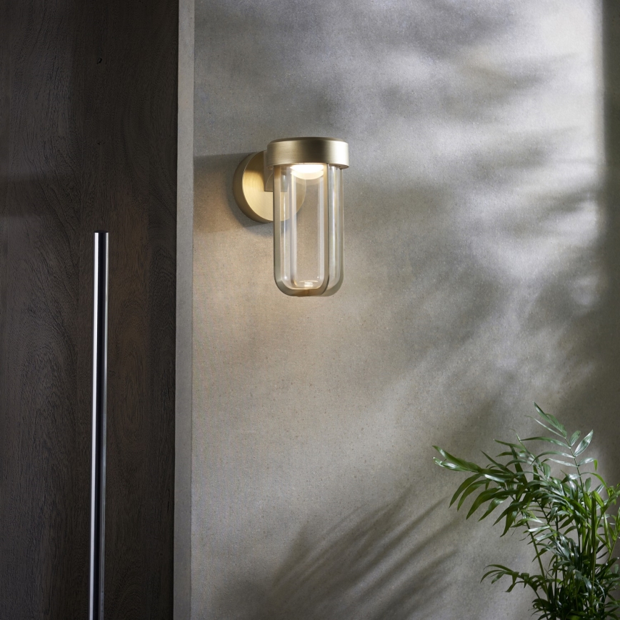 Endon 92856 - LED væglampe til badeværelset LED/8W/230V IP44 2700K messing