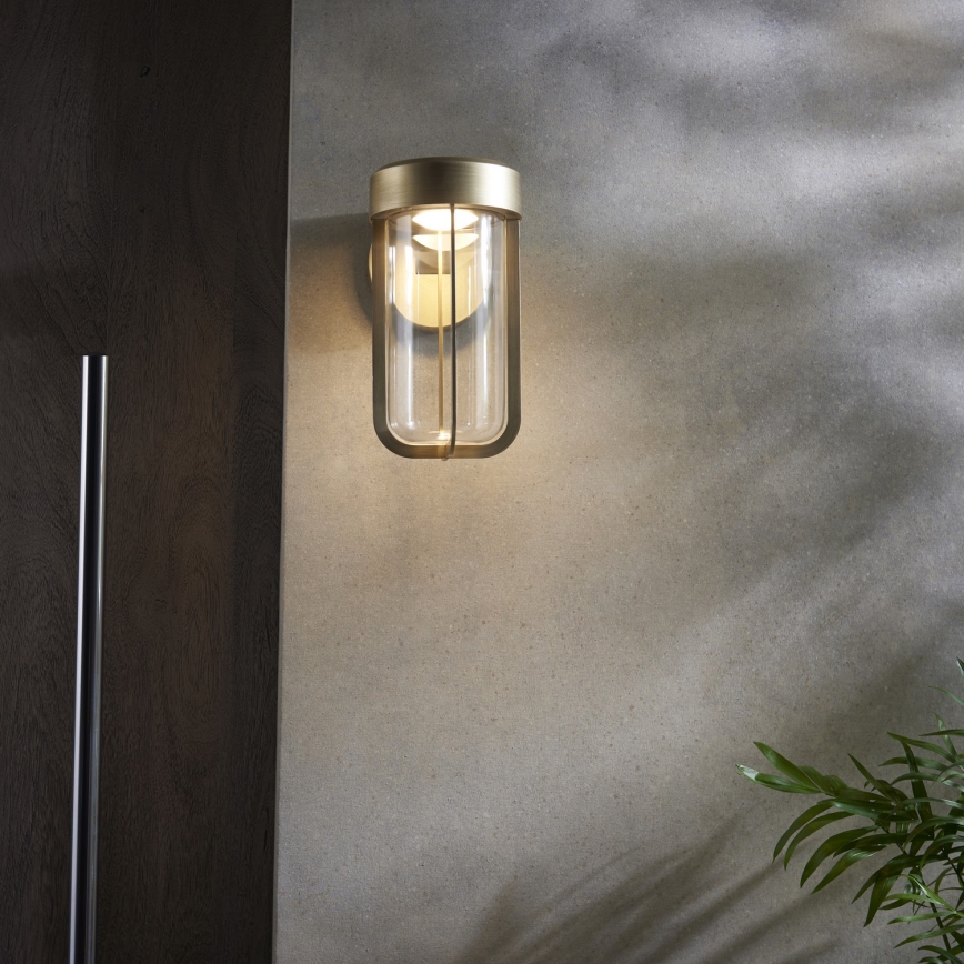 Endon 92856 - LED væglampe til badeværelset LED/8W/230V IP44 2700K messing