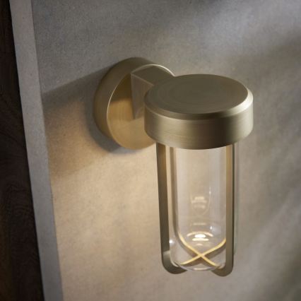 Endon 92856 - LED væglampe til badeværelset LED/8W/230V IP44 2700K messing