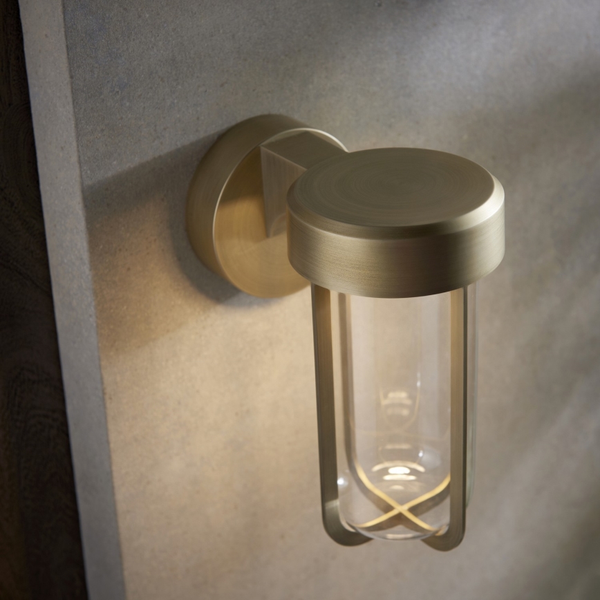 Endon 92856 - LED væglampe til badeværelset LED/8W/230V IP44 2700K messing