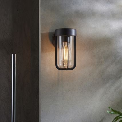 Endon 92857 - Væglampe til badeværelset 1xE27/6W/230V IP44 bronze/sort