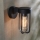 Endon 92859 - Badeværelses væglampe 1xE27/6W/230V IP44 sort