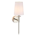 Endon 92949 - Væglampe 1xE14/6W/230V hvid/poleret krom