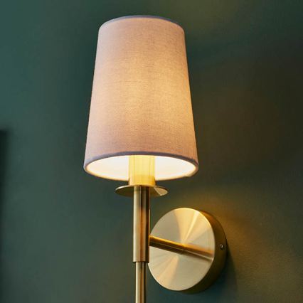 Endon 92955 - Væglampe 1xE14/6W/230V hvid/guld