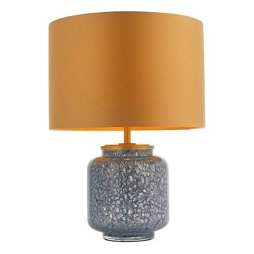 Endon 93067 - Bordlampe ZINNIA 1xE27/10W/230V blå/guld
