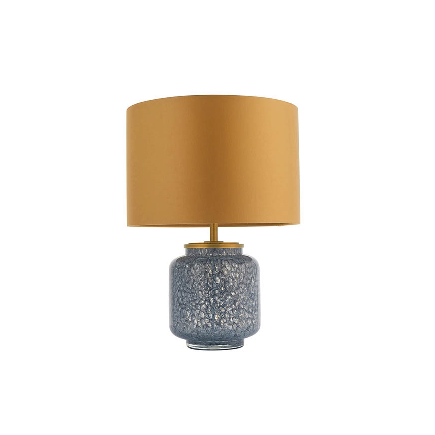 Endon 93067 - Bordlampe ZINNIA 1xE27/10W/230V blå/guld