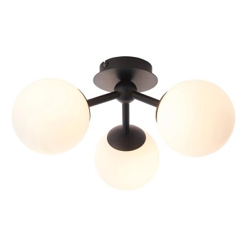 Endon 93489 - Badeværelsesloftlampe FRIO 3xG9/3W/230V IP44 sort