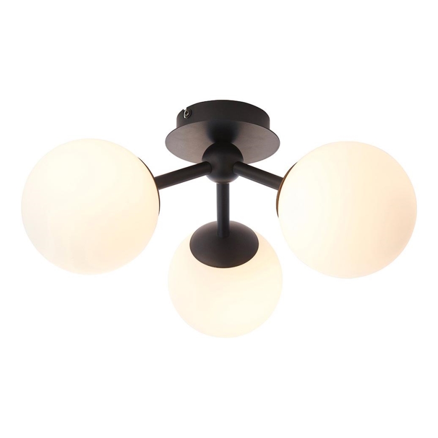 Endon 93489 - Badeværelsesloftlampe FRIO 3xG9/3W/230V IP44 sort