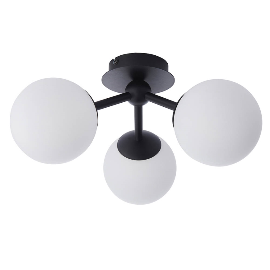 Endon 93489 - Badeværelsesloftlampe FRIO 3xG9/3W/230V IP44 sort