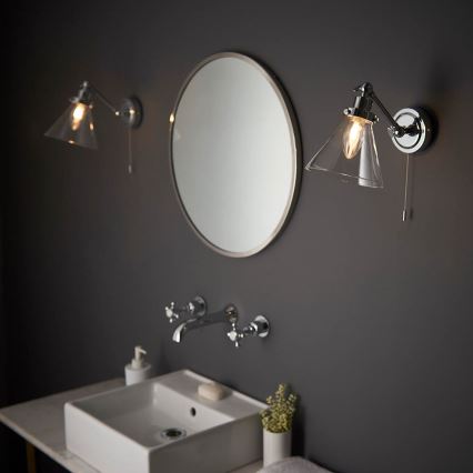 Endon 93853 - Vægspot til badeværelse FARADAY 1xG9/3W/230V IP44 skinnende krom