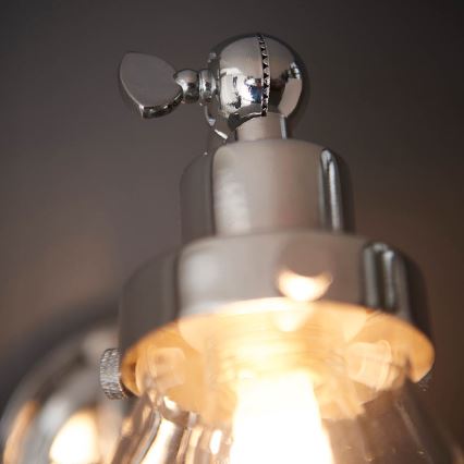 Endon 93853 - Vægspot til badeværelse FARADAY 1xG9/3W/230V IP44 skinnende krom