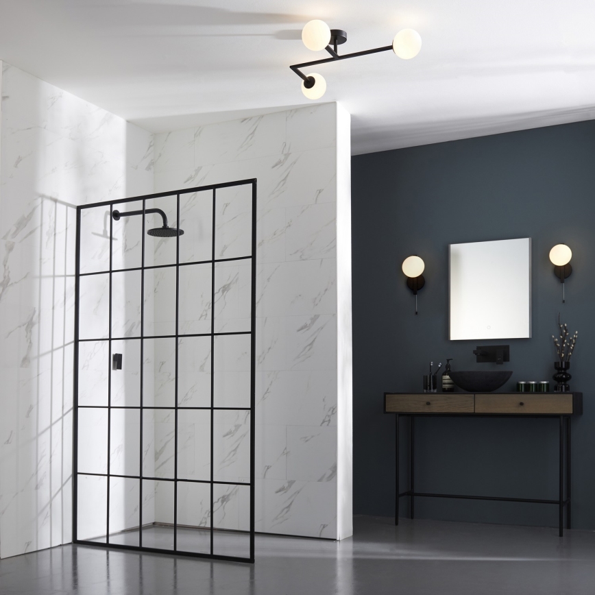 Endon 94081 - SPA badeværelsesvæglampe 1xG9/3W/230V IP44 sort